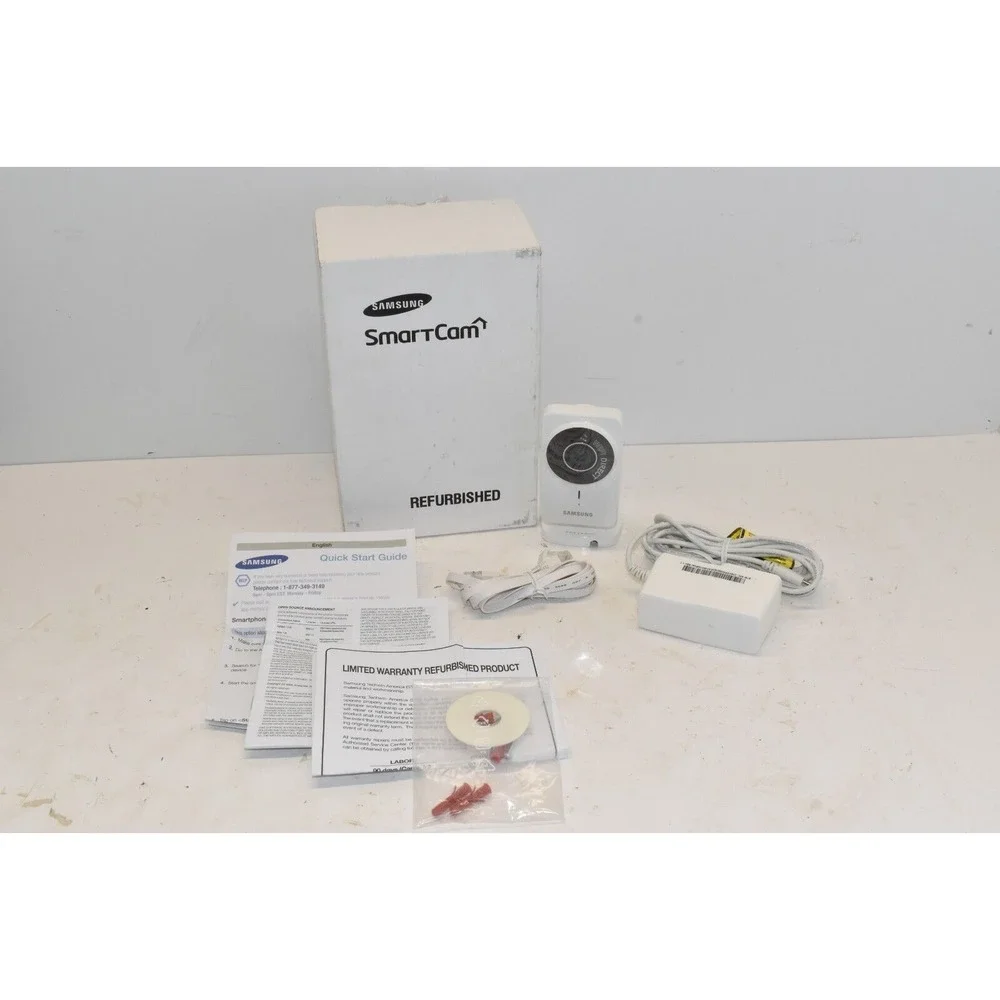 Samsung SNH-1011N Smartcam WiFi Home Security Camera Complete!
